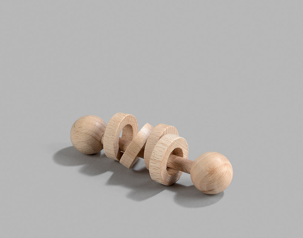 Stem rattle with small discs - Baby