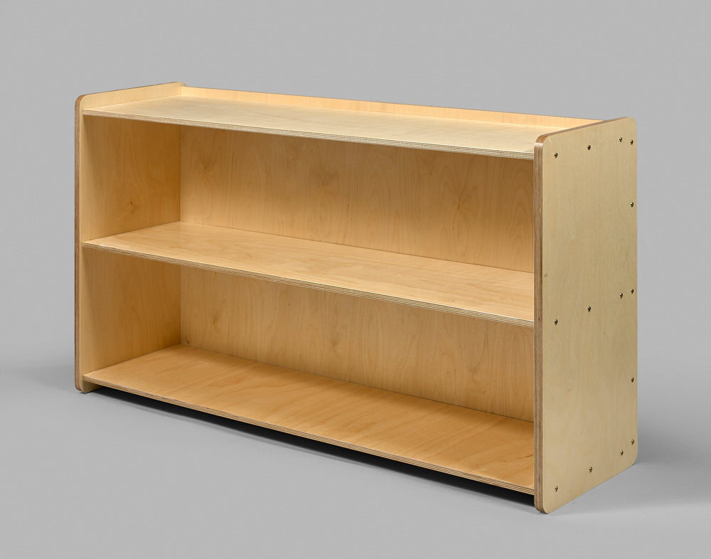 Russian birch high shelf for home, daycare and daycare center with water based varnish and brass screws