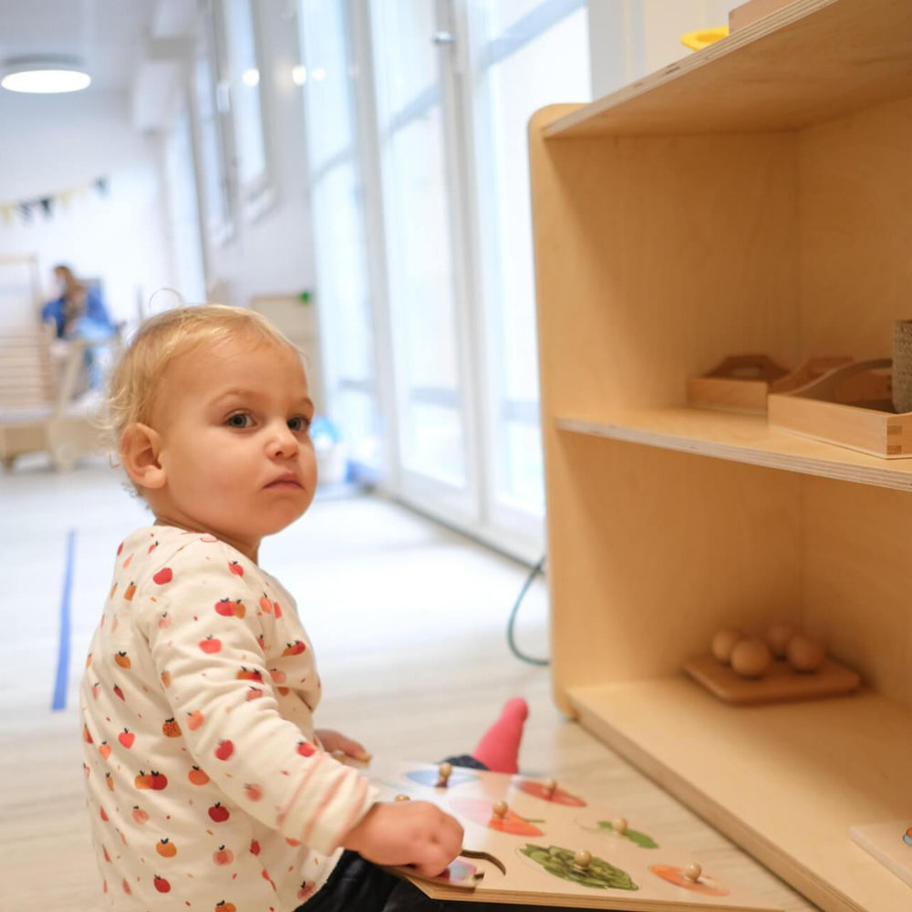 Montessori high shelves