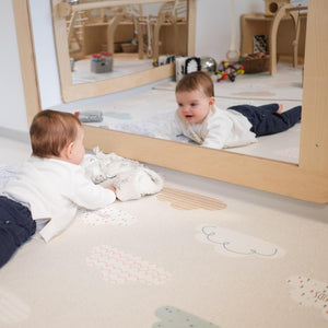 Grand miroir horizontal - Bébé – Art-Montessori-Canusmex